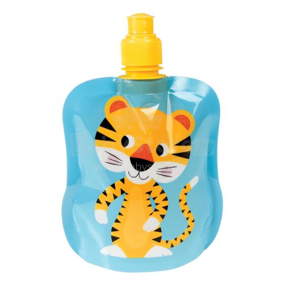 Tiger Folding Water Bottle, Rex London