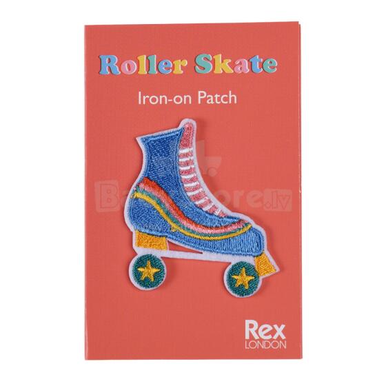 Iron On Roller Skate Patch, Rex London