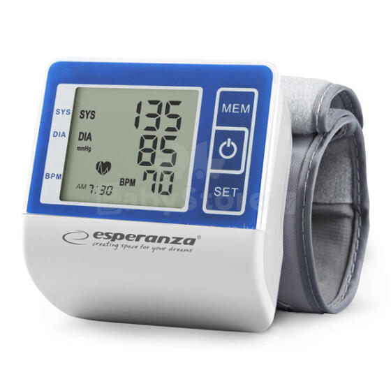 ESPERANZA WRIST BLOOD PRESSURE MONITOR VIGOR