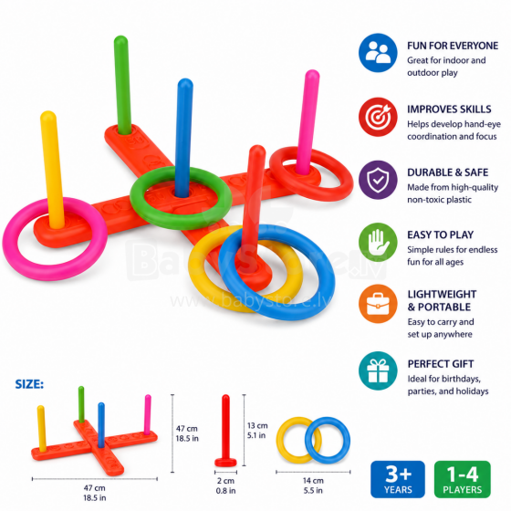 I-Toys Ring Toss Game Art.195935 Riņķu mešanas spēle