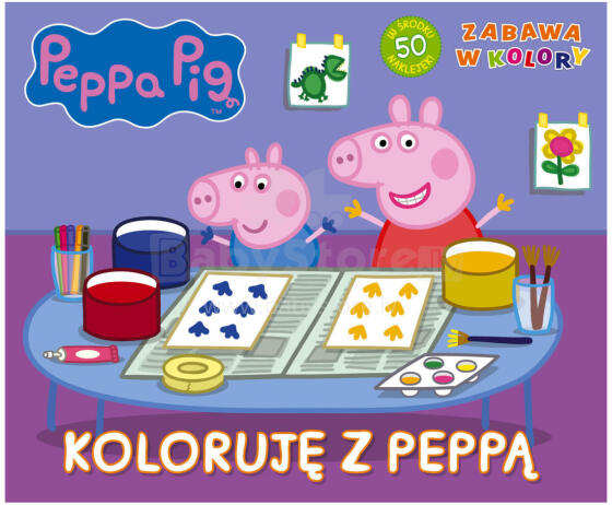 KSIĄŻECZKA ŚWINKA PEPPA KOLORUJE