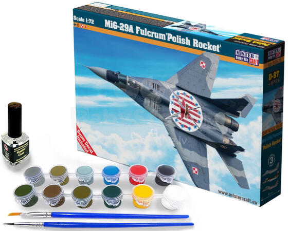 MODEL Z FARBAMI MIG-29A FULCRUM 1:72