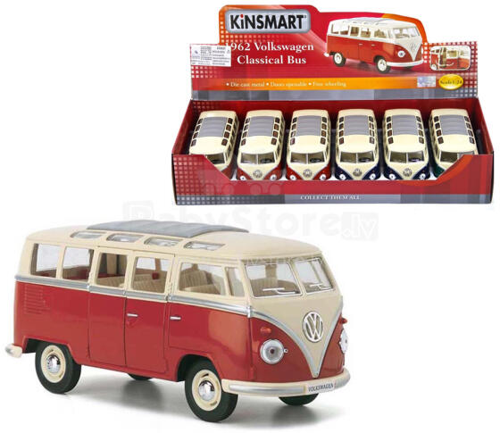 1962 VOLKSWAGEN CLASSICAL BUS 1:24