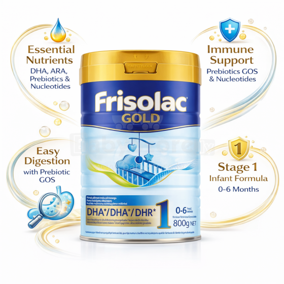 Frisolac Gold 1 FR91 milk mixture from 0 to 6 months 800g