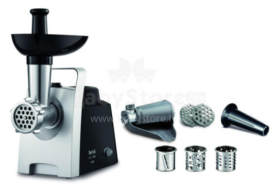 Мясорубка Tefal HV1 NE1098 1400 Вт Черный,Серебристый