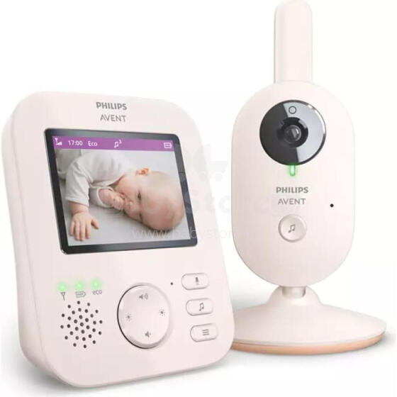 Philips Avent Baby Monitor Art.SCD881/26 mazuļa video uzraudzības ierīce ar 3.5 collu krāsu ekrānu