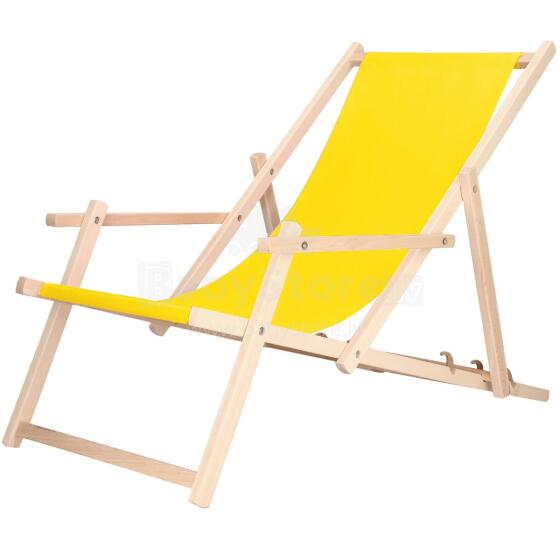 Folding chair Springos DC003 OXFORD40 yellow