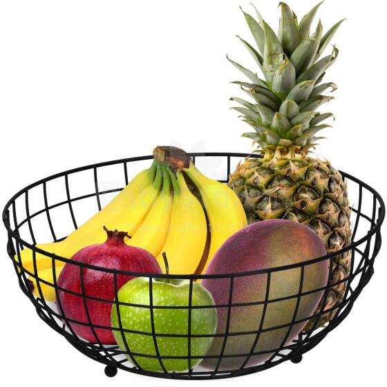 Fruit basket, metal basket Springos KI0146 28x11 cm