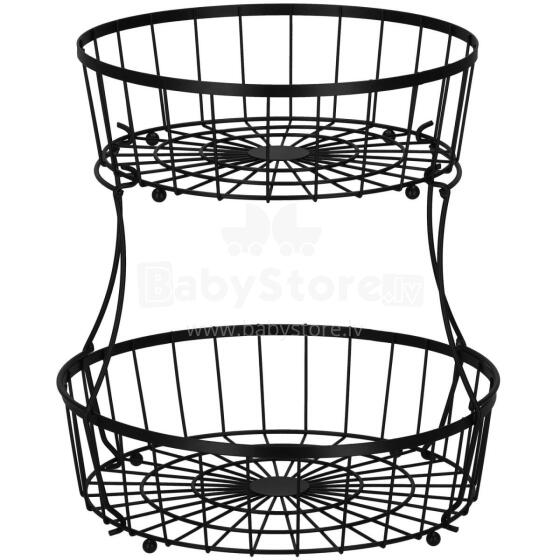 Fruit basket, metal basket Springos KI0149 32.5x30 cm