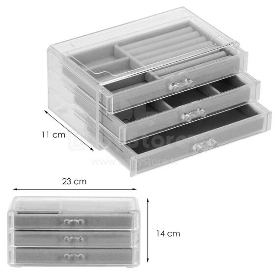 Juvelierizstrādājumu organizators Springos HA1045 23x14x11cm