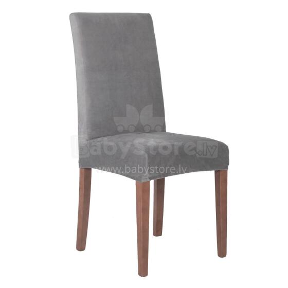 Velvet chair cover Springos HA0012