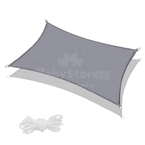 Sun sail Springos SN1070 4 x 2m light grey