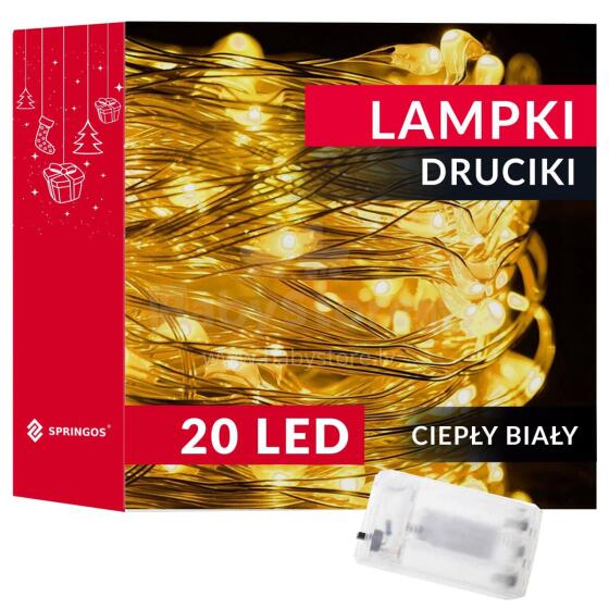 Ziemassvētku lampiņas Springos CL0005 20 LED