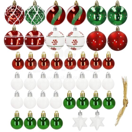 Set of Christmas decorations Springos CA1124 42 pcs.