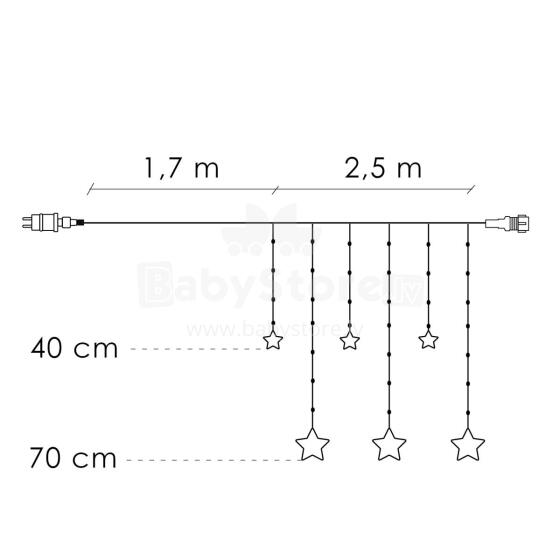 Springos zvaigžņu aizkars 138 LED  CL4133