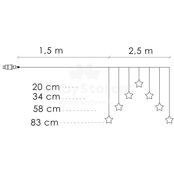 Springos aizkaru zvaigznes 70  gaismas diodes CL4139