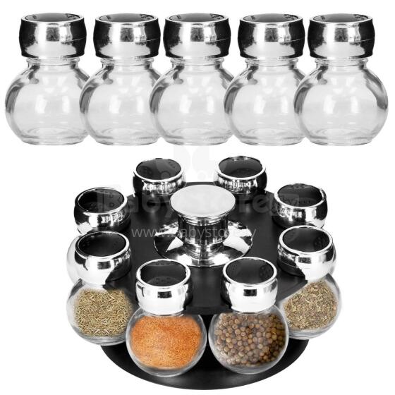 Spice rack with jars Springos KI0080