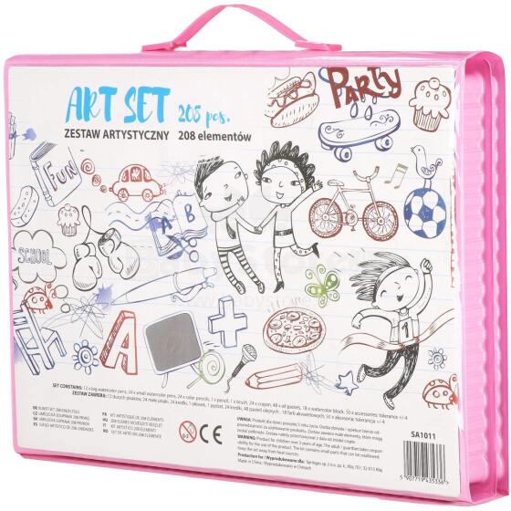 Artist's set Springos SA1011 208 pcs