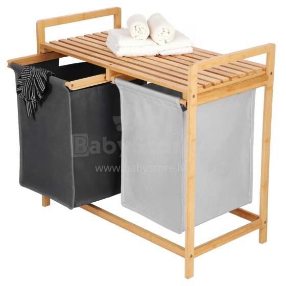 Laundry basket Springos HA0162 80 L 67x70x36 cm