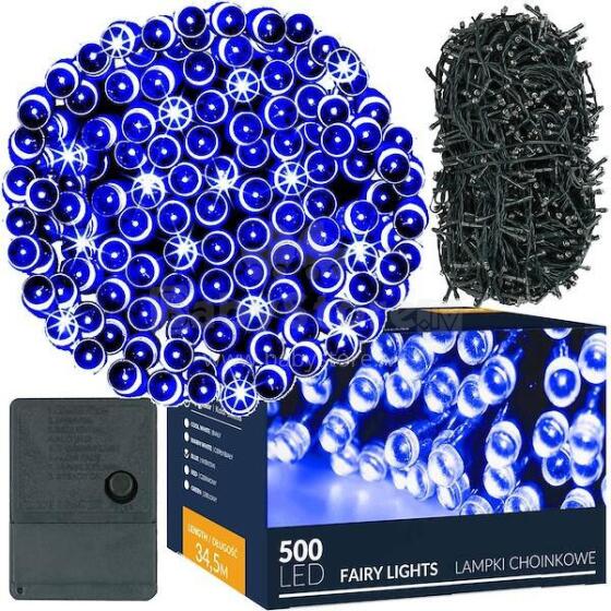 Ziemassvētku lampiņas Springos CL0537 500 Led zila krāsa