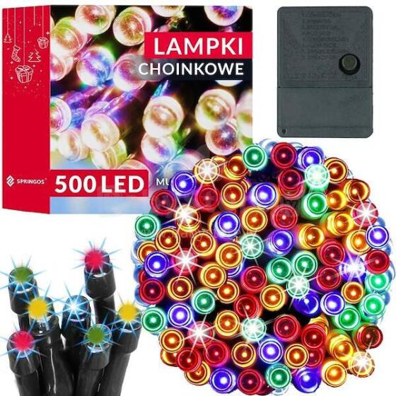 Christmas lights Springos CL0536 500 Led multicolor 34.5 m