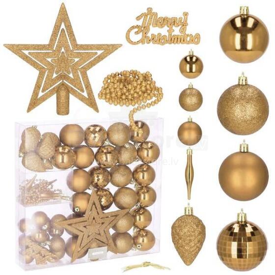 Christmas tree decorations Springos CA0128 51 pcs