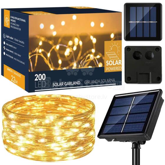 Christmas lights with solar battery Springos CL4144 22 m