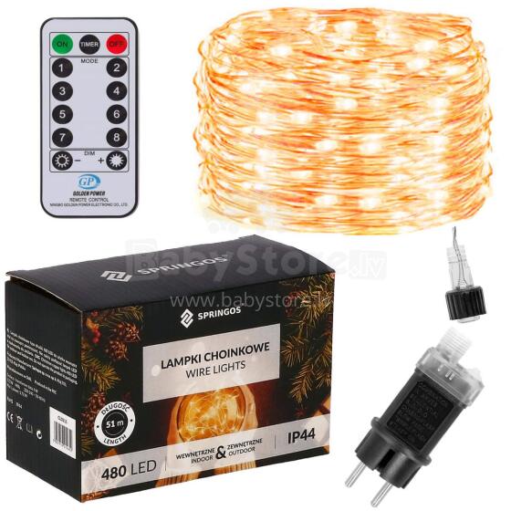 Christmas lights Springos CL0512 480 Led 48 m