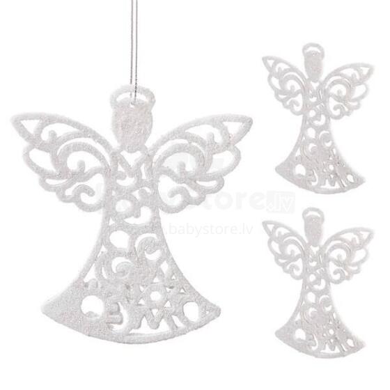 Christmas decorations-angels Springos CA0040 10cm 3 pcs