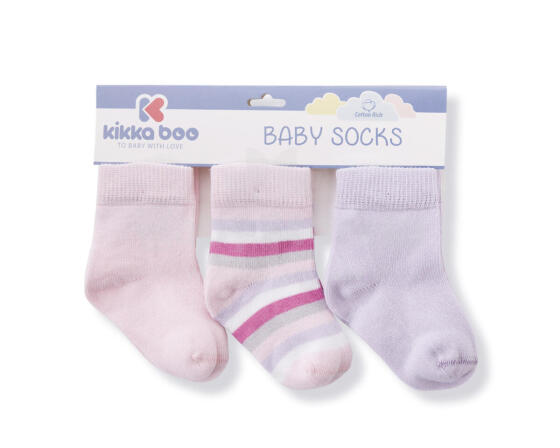 Baby socks Stripes Purple 6-12m