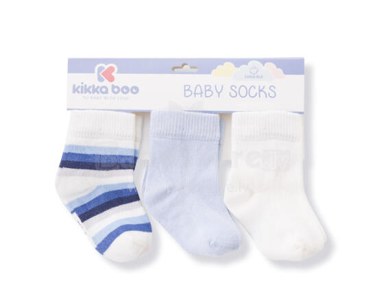 Baby socks Stripes White 6-12m