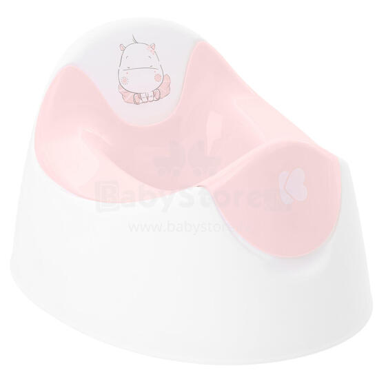 Potty with removable lid Hippo Pink