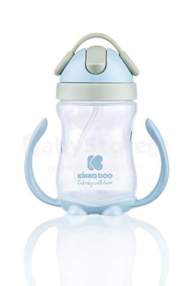 Sippy cup with a straw 300ml Blue