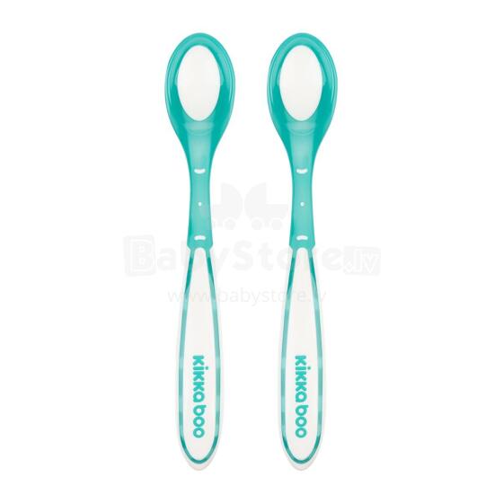 Heat sensing spoons 2pcs Boo Mint