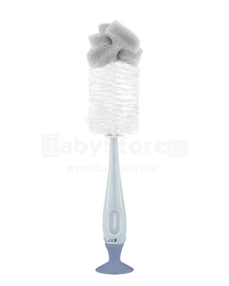 Bottle brush with nipple cleaner 2in1 Blue