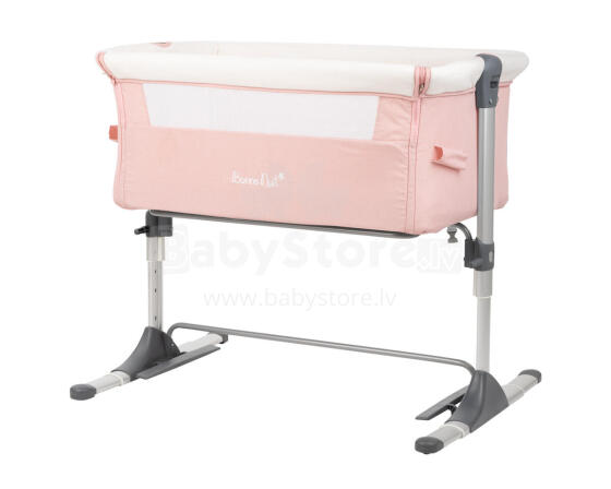 Bedside crib Bonne Nuit Pink Melange