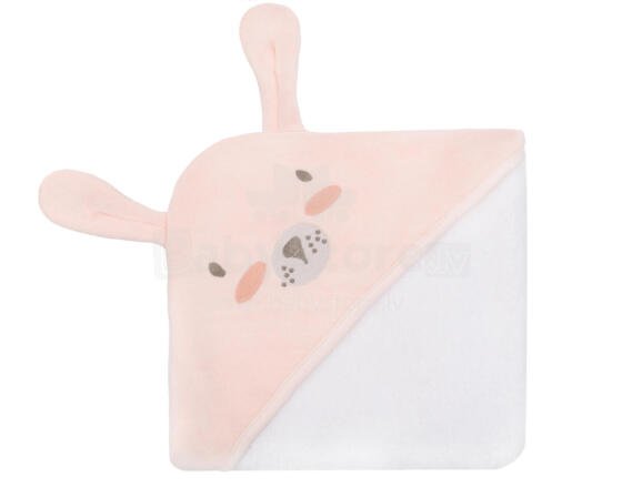 Hooded towel terry 90/90 cm Rabbits in Love