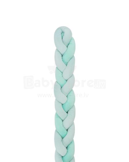 Braided bumper 180cm 3 braids (12cm) Mint