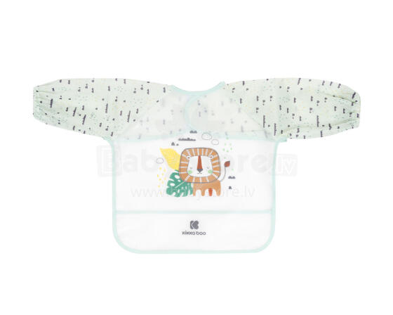 ЕVA long sleeve bib with crumb catcher Savanna Mint