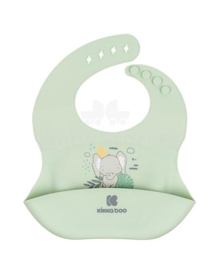 Silicone bib Savanna Friends Mint