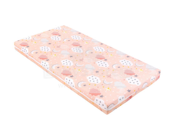 Mattress Fantasia Plus 60x120x8cm Clouds Peach