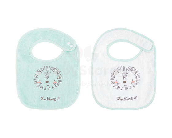 Set of 2 terry bibs Jungle King