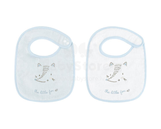 Set of 2 terry bibs Little Fox