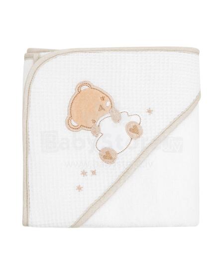 Hooded towel 90/90 cm Dream Big Beige