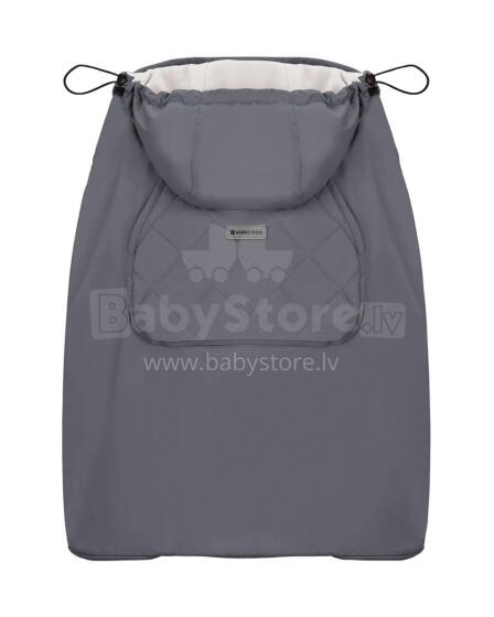 Universal winter cover for carrier and stroller Grey