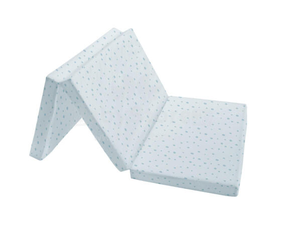 Foldable mattress 60/120/5 cm Dots Blue