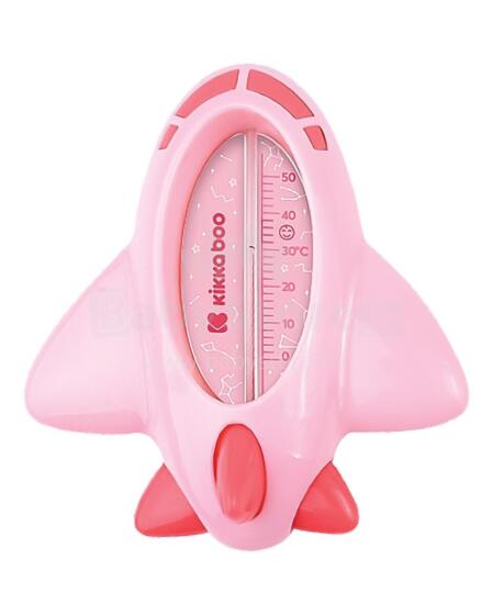 Bath thermometer Plane Pink