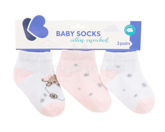 Baby summer socks Dream Big Pink 0-6m