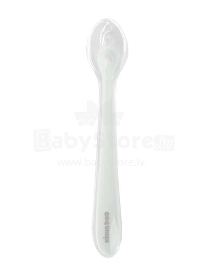 Silicone spoon with case 1pc Mint