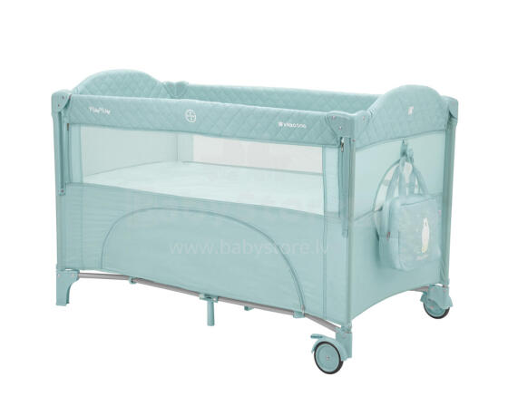 Baby cot 2 levels Milky Way Mint 2023